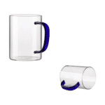 Taza de vidrio deluxe 360ml con asa - Imagen 2