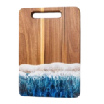 Tabla para charcuteria Deluxe con diseño de Resina Epoxi