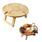 Mesa para picnic plegable. Tamaño: 29.7*15.4cm Material: Bambú