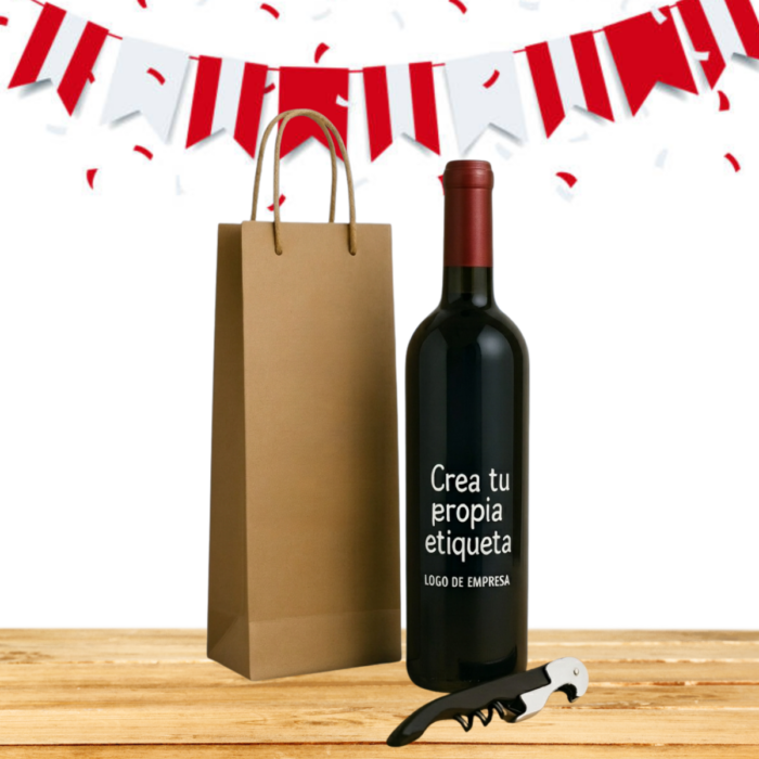 VINO PERSONALIZADO - FIESTAS PATRIAS - Imagen 2