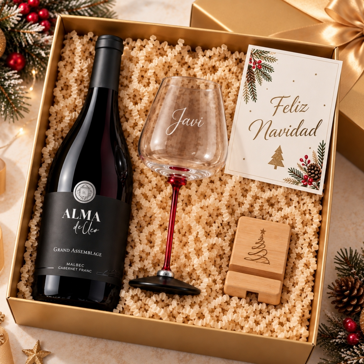 107 KIT NAVIDAD WINE 12 - Imagen 1