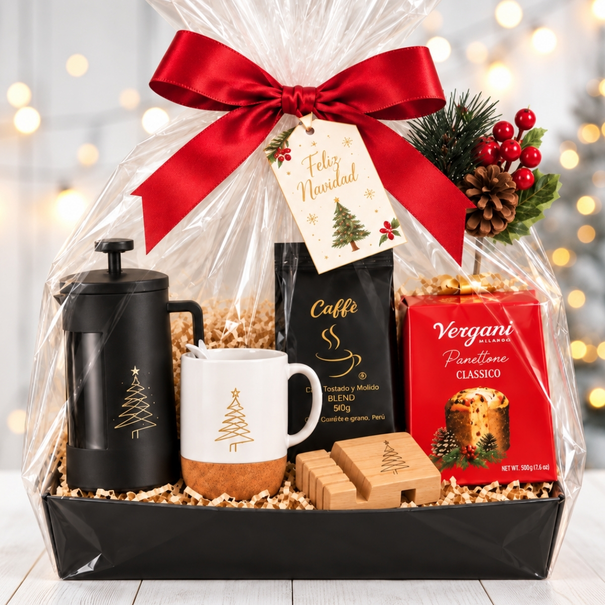 12 KIT CAFETERO NAVIDEÑO 3 - Imagen 1